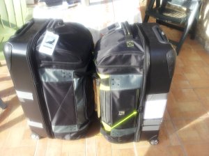 Art Bags Awaiting UPS