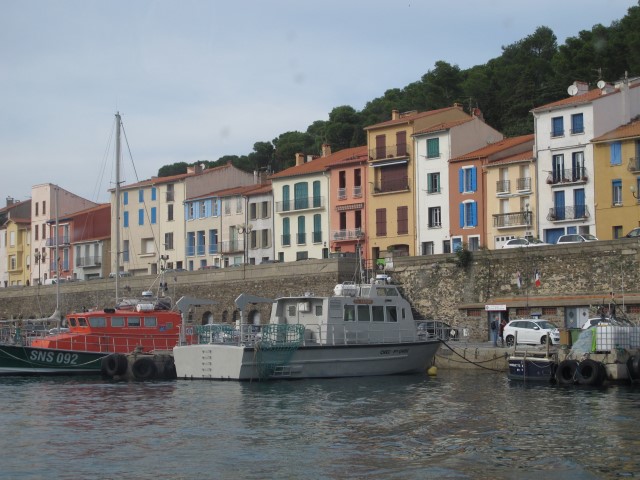Port Vendres Fishing Boats and Houses