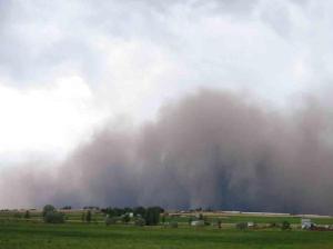 Idaho dust storm.